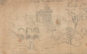 チボリのイェシビルの寺院 作： John Robert Cozens