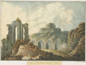 クロックスデン修道院：水彩画 作： John Robert Fernyhough