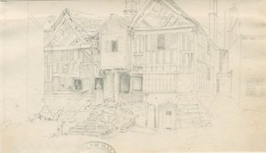 ウートクセッターの町 - [エール倉庫]: 鉛筆画, nd [?mid 19 cent] (図面) 作： John Robert Fernyhough