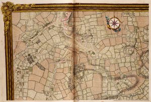 ノーゾルト、ハロー、ウェンブリーの地図 作： John Rocque