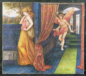 キューピッドとプシュケ 作： John Roddam Spencer Stanhope