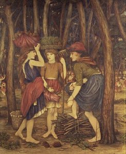松の森 作： John Roddam Spencer Stanhope