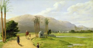 ナイル川のアシュート、1873 作： John Rogers Herbert