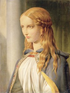Cordelia Disinherited、1850油彩、キャンバス、ディテール90710 作： John Rogers Herbert