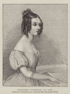 ビクトリア王女、1834年 作： John Rogers Herbert