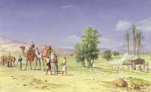 1879年に兄弟からジョセフを奪った商人の商人（鉛筆で油彩） 作： John Rogers Herbert