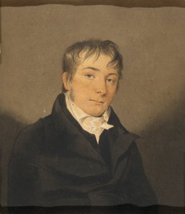 見知らぬ男の肖像 作： John Rubens Smith