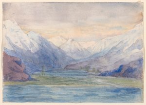 山の風景 作： John Ruskin