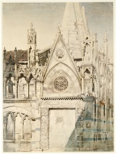 サンタ マリア デッラ スピナ、イースト エンド、ピサ、イタリア 作： John Ruskin