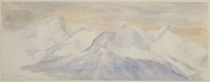 雪を頂くアルプス 作： ジョン・ラスキン