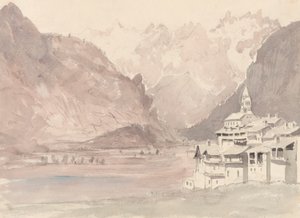 スイスの山の風景 作： John Ruskin
