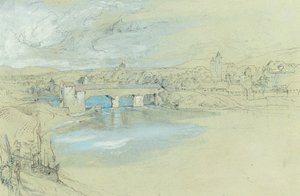 スイスのラインフェルデン橋 作： John Ruskin