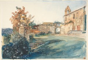 フィレンツェ近郊のサン・ミニアート庭園 作： John Ruskin