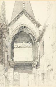 Cangrande I della Scala の墓、ヴェローナ、1869 年 5 月 28 日 - 6 月 29 日。