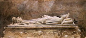 イラリア・デル・カレット・グイニージの墓、ルッカ大聖堂 作： John Ruskin