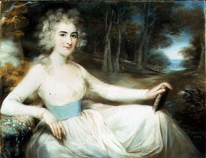ミス・ハリエット・リードの肖像 作： John Russell