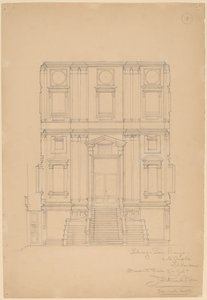 図書館、サン・ロレンツォ 作： John Russell Pope