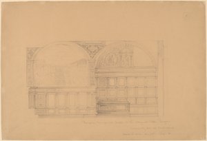 ペルージャのコッレージョ・デル・カンビオでの交換のペルジーノの聴聞会 作： John Russell Pope