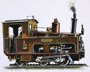 スピードとパワーの世界スノードン登山鉄道の機関車