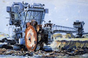 砂漠を豊かな土地に変える、『Mighty Machines』のイラスト