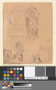 ヴァン バレンの墓、アントワープ、1832 年 9 月 7 日 作： John Scarlett Davis