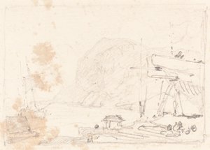 乾ドック 作： John Sell Cotman
