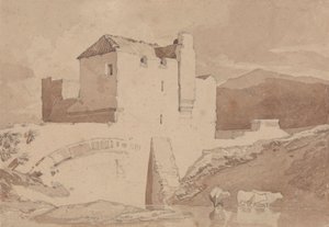 古い建物 作： John Sell Cotman