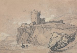 バンバラ城、ノーサンバーランド 作： John Sell Cotman