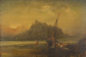 ビーチシーン 作： John Sell Cotman