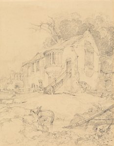 Castle Acre Priory、ノーフォーク 作： John Sell Cotman
