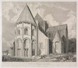 カーンの聖ニコラス教会 作： John Sell Cotman