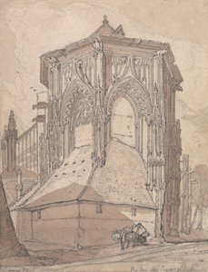 ディエップ、ノルマンディーのサン ジャックの東端 作： John Sell Cotman