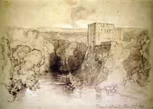 フラムリンガム：城と川 作： John Sell Cotman