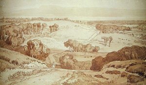 フランスの風景（水彩・紙） 作： John Sell Cotman