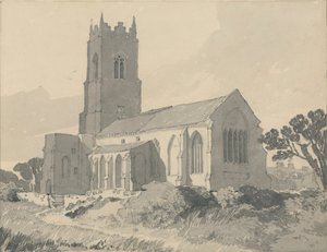 インガム教会、ノーフォーク 作： John Sell Cotman