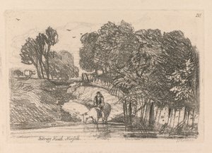 Liber Studiorum: プレート 20、フェルブリッグ ヒース、ノーフォーク 作： John Sell Cotman
