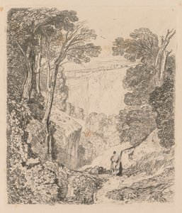 Liber Studiorum: プレート 2、クリフトンの眺め 作： John Sell Cotman