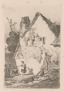 Liber Studiorum: Plate 40, Lakenham, Norwich 近く 作： John Sell Cotman