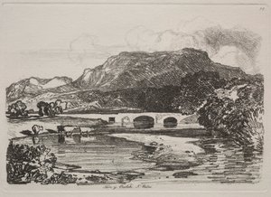 Book of Studies: Tan y Beolch、北ウェールズ 作： John Sell Cotman