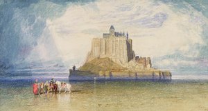 モンサンミッシェル 作： John Sell Cotman