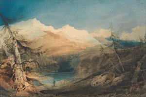 Vuoristoinen maisema, Pohjois-Wales 作： John Sell Cotman