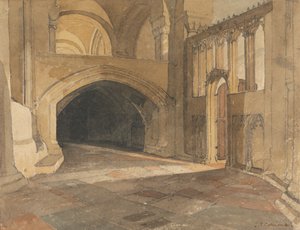 Catedral de Norwich: Entrada para a Capela de Jesus 作： John Sell Cotman
