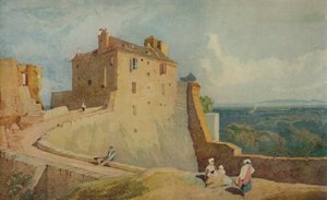 城壁、フランス、ドンフォン、1923年