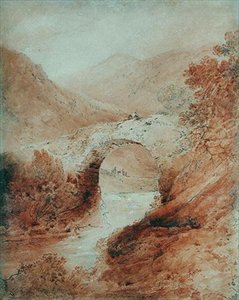ポンタバー、グラスリン、北ウェールズ 作： John Sell Cotman