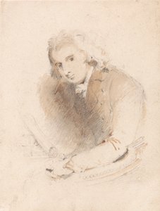 学者の肖像 作： John Sell Cotman