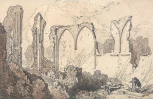 フリースクール裏の廃墟、セットフォード、サフォーク 作： John Sell Cotman