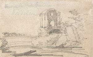 リチャード・ウィルソンの後の荒廃した寺院 作： John Sell Cotman