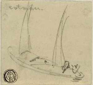 ヨット 作： John Sell Cotman