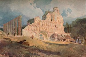 セントボトルフ修道院、エセックス、c1806 作： John Sell Cotman