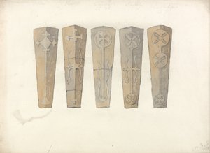 ノーフォーク教会の5つの棺蓋に関する研究 作： ジョンセルコットマン